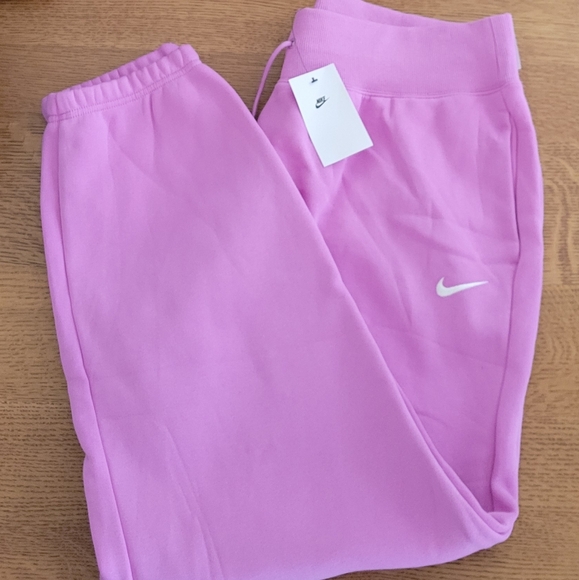 Nike Sportswear Phoenix Fleece High-waisted Oversized Sweatpants - Rush Fuschia - Picture 7 of 12
